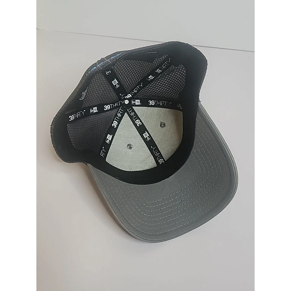 Los Angeles Chargers New Era 39Thirty Hat Size Small/ Medium Gray Black NFL